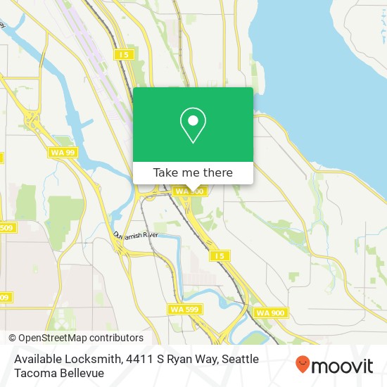 Available Locksmith, 4411 S Ryan Way map