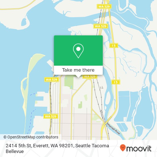 2414 5th St, Everett, WA 98201 map