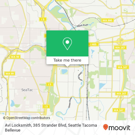 Mapa de Avl Locksmith, 385 Strander Blvd