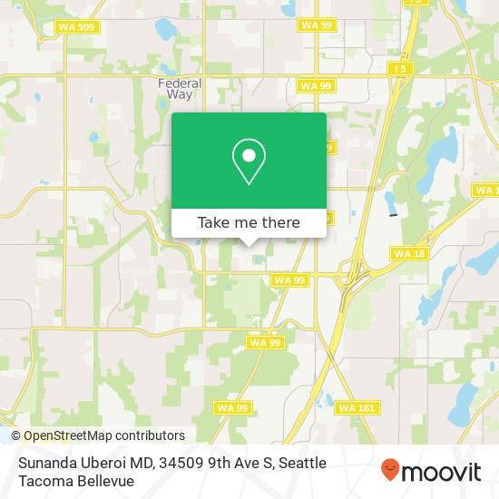 Sunanda Uberoi MD, 34509 9th Ave S map