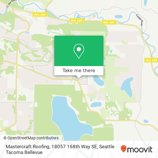 Mapa de Mastercraft Roofing, 18057 168th Way SE