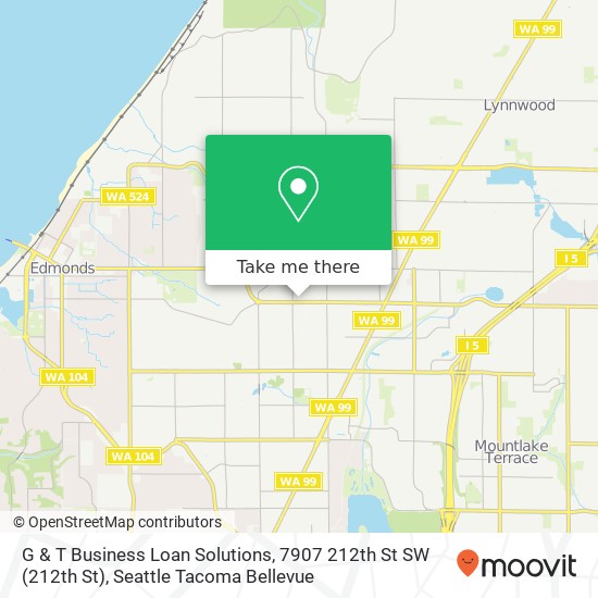 Mapa de G & T Business Loan Solutions, 7907 212th St SW