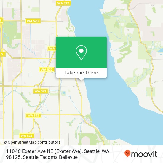 11046 Exeter Ave NE (Exeter Ave), Seattle, WA 98125 map