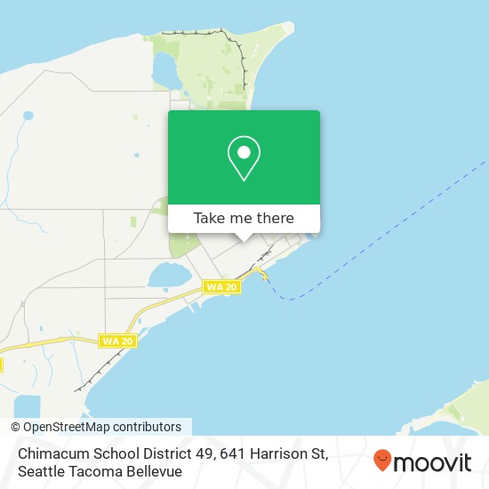 Mapa de Chimacum School District 49, 641 Harrison St