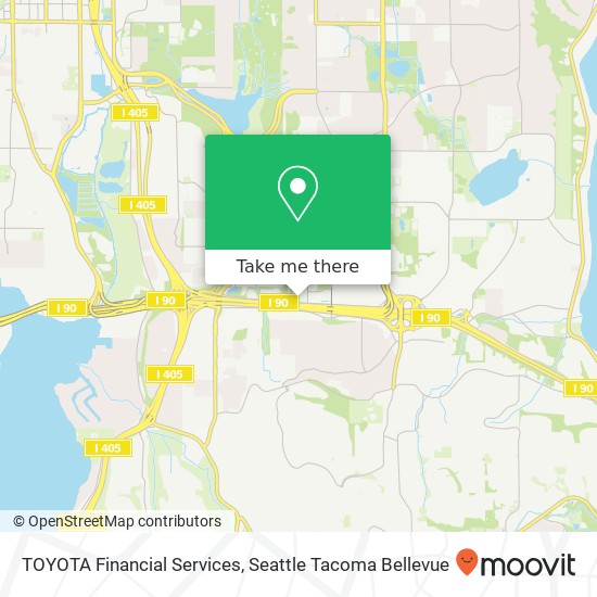 Mapa de TOYOTA Financial Services