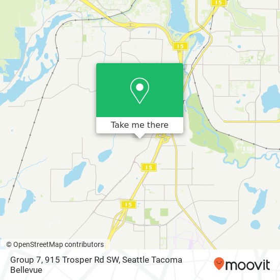 Mapa de Group 7, 915 Trosper Rd SW