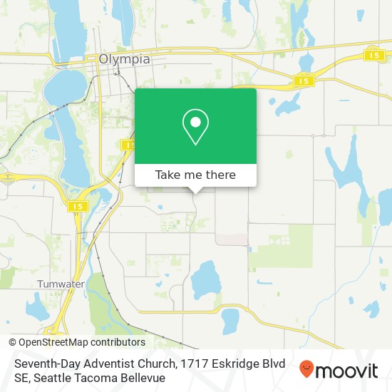 Seventh-Day Adventist Church, 1717 Eskridge Blvd SE map