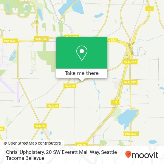 Chris' Upholstery, 20 SW Everett Mall Way map