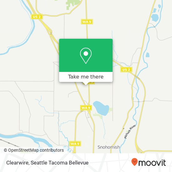 Mapa de Clearwire, 6130 96th Dr SE