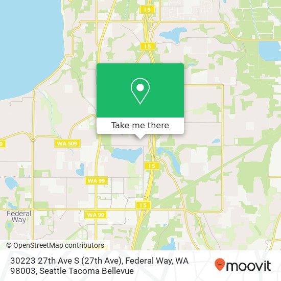 Mapa de 30223 27th Ave S (27th Ave), Federal Way, WA 98003