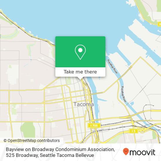 Bayview on Broadway Condominium Association, 525 Broadway map