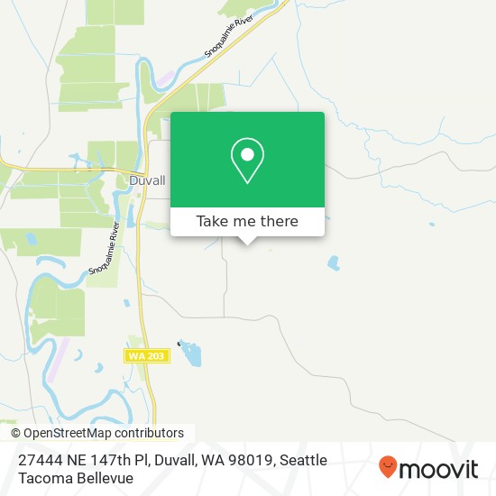 Mapa de 27444 NE 147th Pl, Duvall, WA 98019