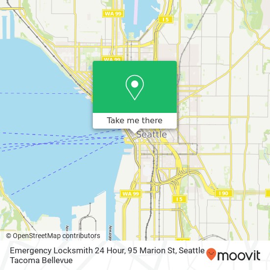 Mapa de Emergency Locksmith 24 Hour, 95 Marion St