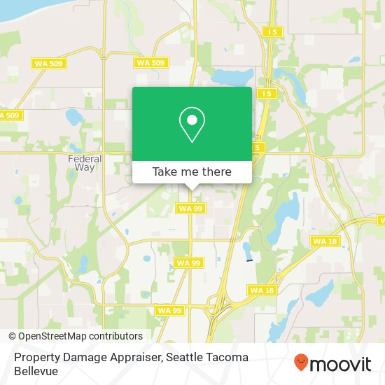 Mapa de Property Damage Appraiser