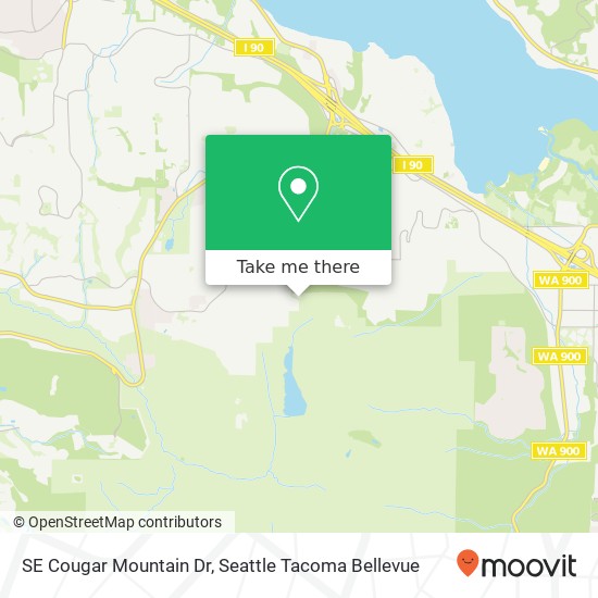 SE Cougar Mountain Dr, Issaquah, WA 98027 map