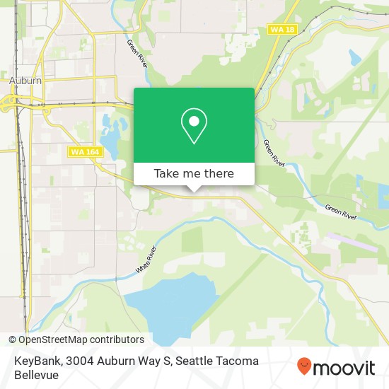 Mapa de KeyBank, 3004 Auburn Way S