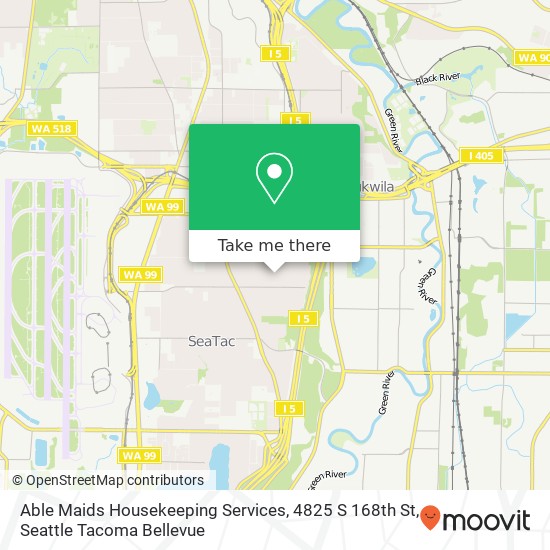 Able Maids Housekeeping Services, 4825 S 168th St map