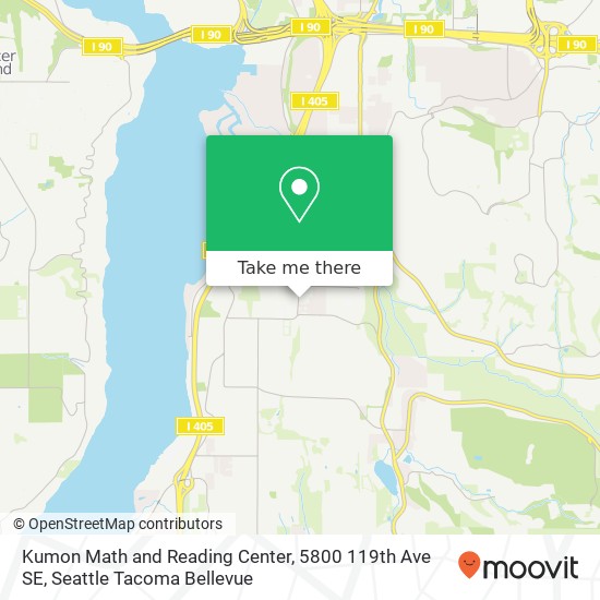 Kumon Math and Reading Center, 5800 119th Ave SE map