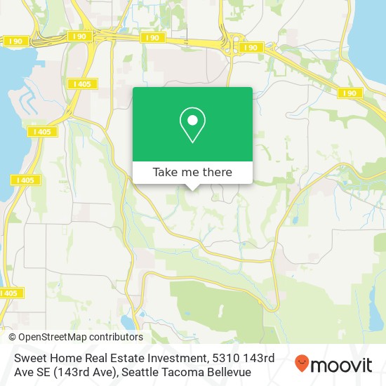 Mapa de Sweet Home Real Estate Investment, 5310 143rd Ave SE