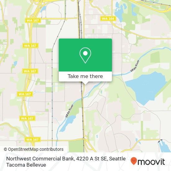Mapa de Northwest Commercial Bank, 4220 A St SE