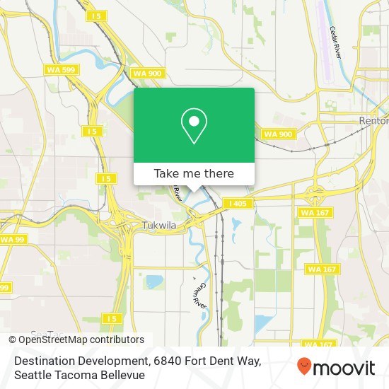 Destination Development, 6840 Fort Dent Way map