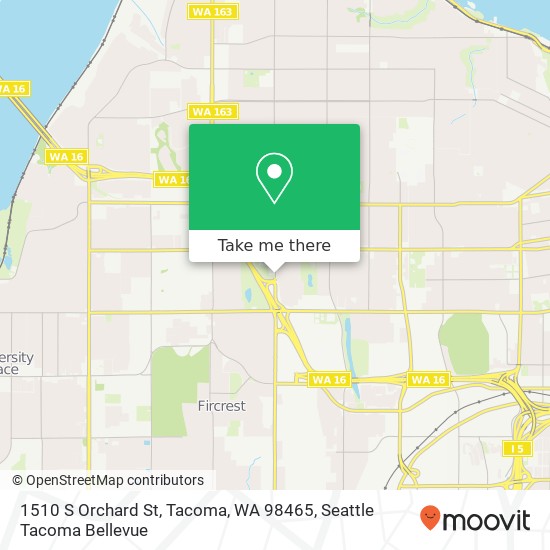 1510 S Orchard St, Tacoma, WA 98465 map