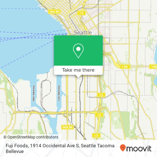 Fuji Foods, 1914 Occidental Ave S map