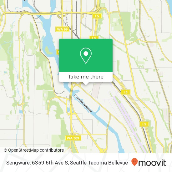 Mapa de Sengware, 6359 6th Ave S