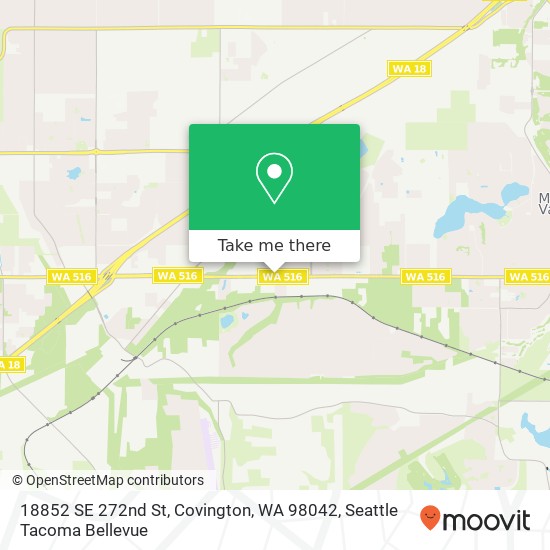 18852 SE 272nd St, Covington, WA 98042 map