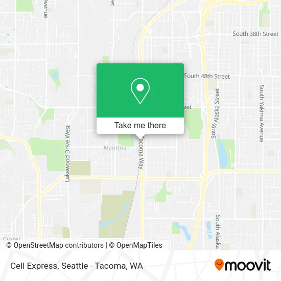 Mapa de Cell Express
