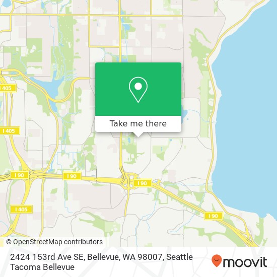 2424 153rd Ave SE, Bellevue, WA 98007 map