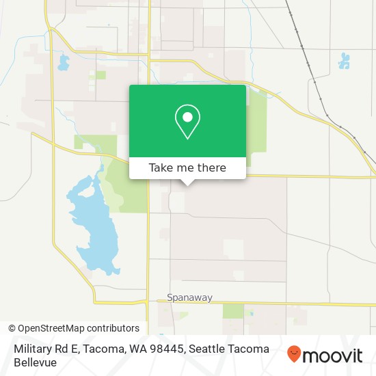 Mapa de Military Rd E, Tacoma, WA 98445