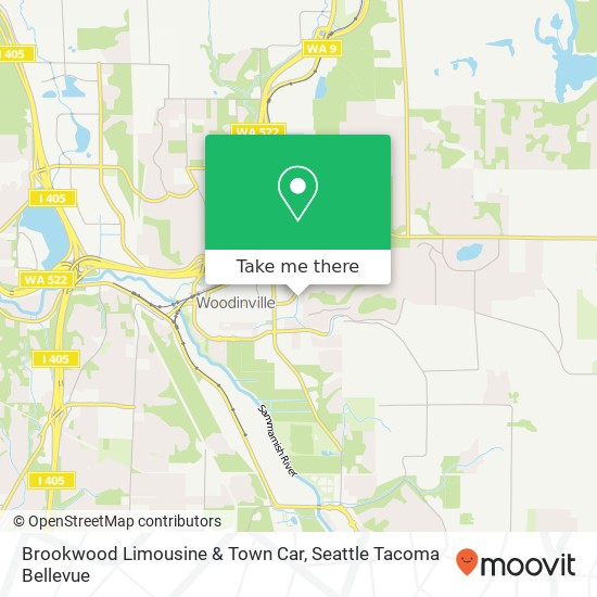 Brookwood Limousine & Town Car map