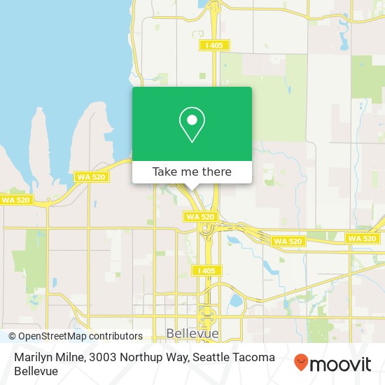 Mapa de Marilyn Milne, 3003 Northup Way