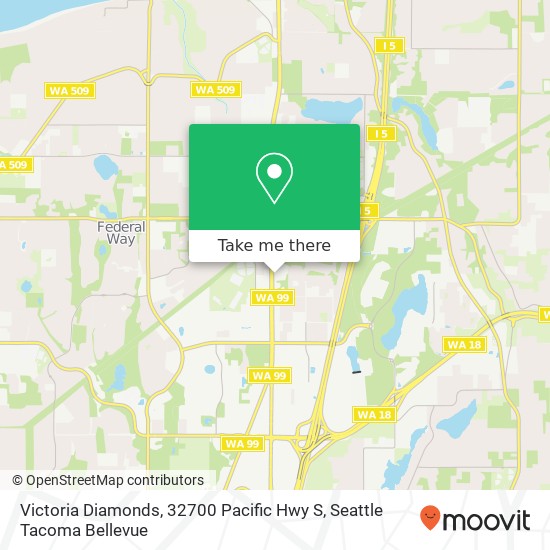 Mapa de Victoria Diamonds, 32700 Pacific Hwy S