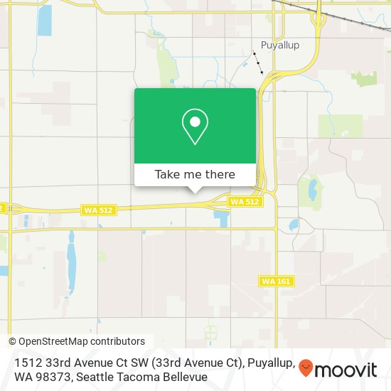 1512 33rd Avenue Ct SW (33rd Avenue Ct), Puyallup, WA 98373 map