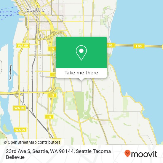 Mapa de 23rd Ave S, Seattle, WA 98144