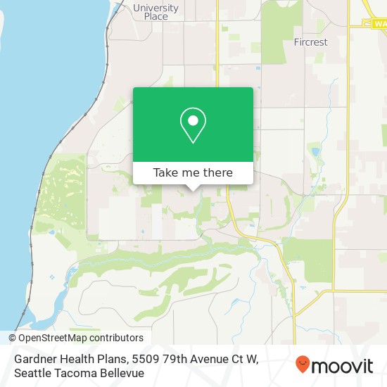 Gardner Health Plans, 5509 79th Avenue Ct W map