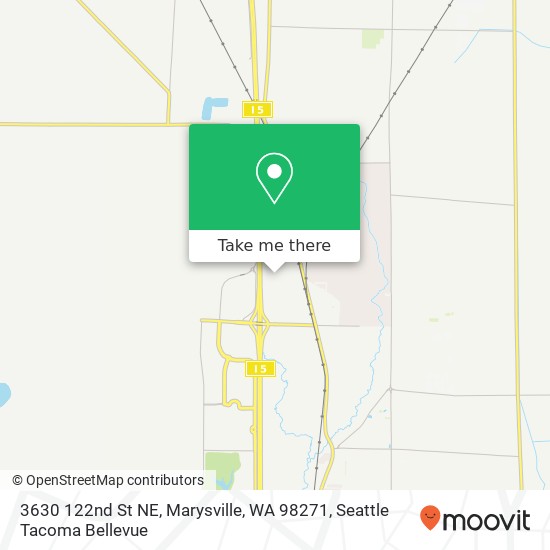 Mapa de 3630 122nd St NE, Marysville, WA 98271
