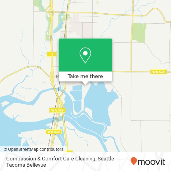 Mapa de Compassion & Comfort Care Cleaning