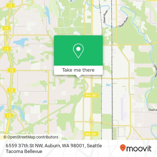 Mapa de 6559 37th St NW, Auburn, WA 98001