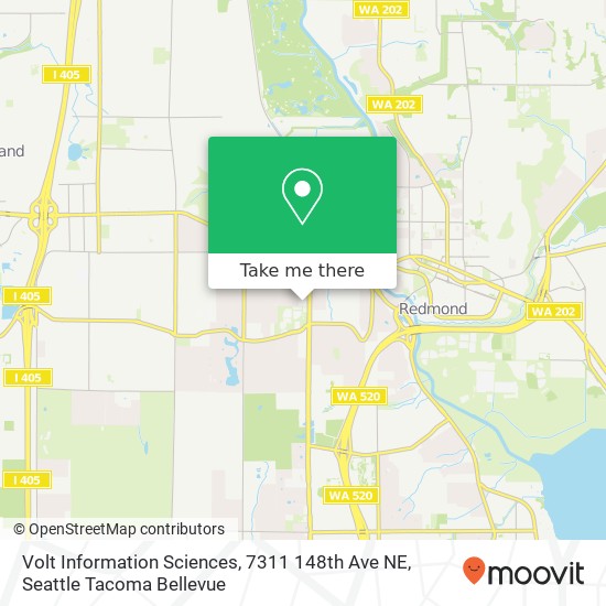 Mapa de Volt Information Sciences, 7311 148th Ave NE
