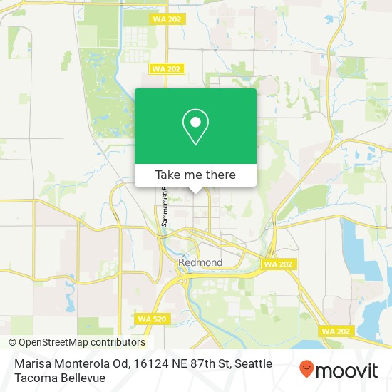 Marisa Monterola Od, 16124 NE 87th St map