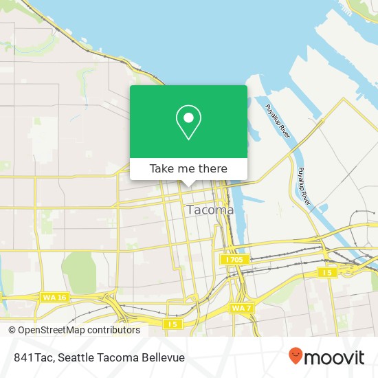 Mapa de 841Tac, 930 Tacoma Ave S #841Tac, Tacoma, WA 98402, USA