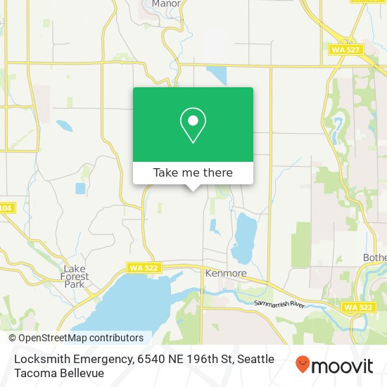 Locksmith Emergency, 6540 NE 196th St map