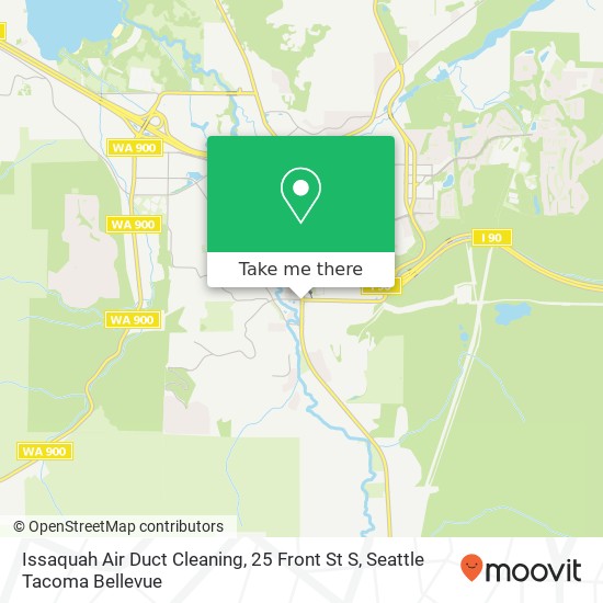 Mapa de Issaquah Air Duct Cleaning, 25 Front St S