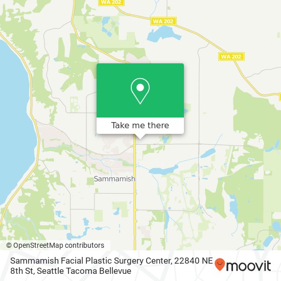 Sammamish Facial Plastic Surgery Center, 22840 NE 8th St map