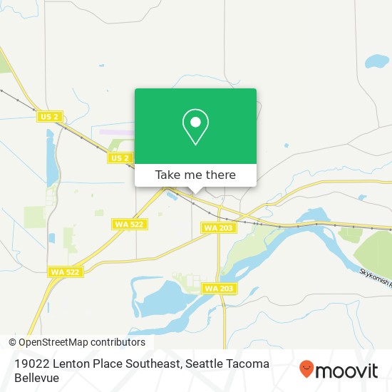 19022 Lenton Place Southeast, 19022 Lenton Pl SE, Monroe, WA 98272, USA map