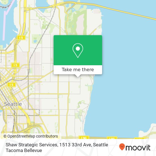 Shaw Strategic Services, 1513 33rd Ave map