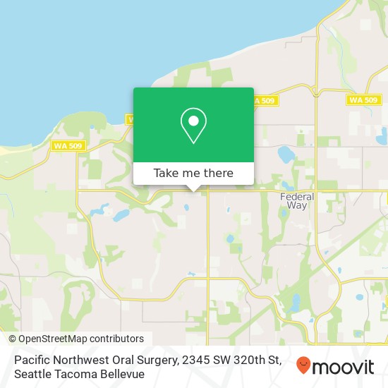 Mapa de Pacific Northwest Oral Surgery, 2345 SW 320th St